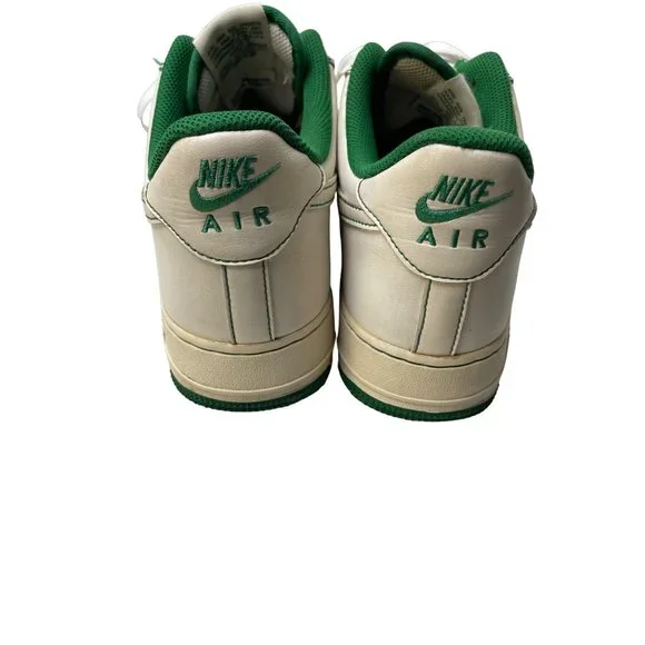 Nike Air Force 1 Low Top Shoes White Pine Green CV172 103 Men’s Size 11.5 - Picture 4 of 8
